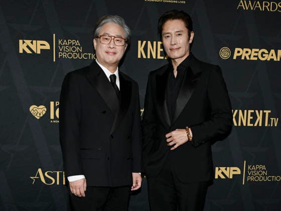January 9, 2026, Beverly Hills, California, USA: South Korean filmmaker and former film critic PARK CHAN-WOOK and South Korean actor LEE BYUNG-HUN attend the 2026 Astra Film Awards 2026 Astra Film Awards presented by the Hollywood Creative Alliance. Beverly Hills USA - ZUMAb173 20260109_aap_b173_108 Copyright: xBillyxBennightx