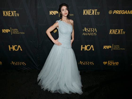 January 9, 2026, Beverly Hills, California, USA: American actress CAYLEE COWAN attends the 2026 Astra Film Awards 2026 Astra Film Awards presented by the Hollywood Creative Alliance. Beverly Hills USA - ZUMAb173 20260109_aap_b173_139 Copyright: xBillyxBennightx