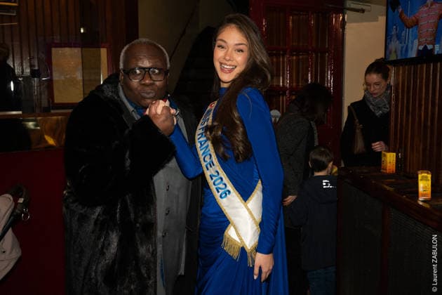 Stephane Rolland Event At Bouglione Winter Circus Magloire Delcros-Varaud and Miss France 2026 Hinaupoko Deveze attend the Performance Of Tempo Show By Cirque d Hiver Bouglione For 1,600 Hospitalized Children at Cirque Bouglione on January 10, 2026 in Paris, France. Photo by Laurent Zabulon ABACAPRESS.CO Paris France  Copyright: xZabulonxLaurent ABACAx