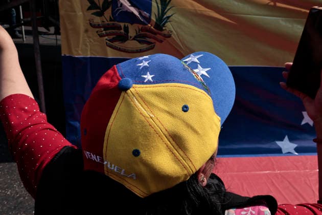 January 10, 2026, Mexico City, Cdmx, Mexico: Mexican protesters and social organizations are demonstrating against the actions of US President DONALD TRUMP against Venezuela and its former president, NICOLAS MADURO. With posters, giant banners, and Venezuelan flags, they are showing their support for MADURO and his vice president, DELCY RODRIGUEZ, who has assumed the presidency due to the country s situation. Chanting slogans like Yankees out of Latin America and Trump, imperialist terrorist, the protesters are demanding the immediate release of NICOLAS MADURO, whom they claim is being held captive by DONALD TRUMP. This comes as protests against these actions spread worldwide, with many believing TRUMP S true objective is to seize V - ZUMAp204 20260110_zip_p204_036 Copyright: xJosuexPerezx