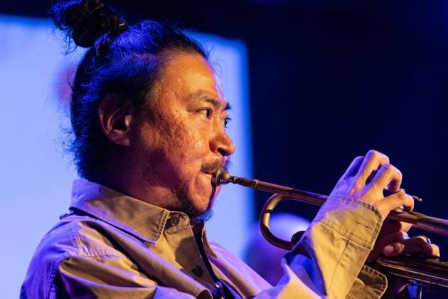 January 9, 2026, Bronx, New York, USA: Takuya Kuroda performs with his band during Winter JazzFest Manhattan Marathon at Le Poisson Rouge in New York on January 9, 2026 Bronx USA - ZUMAr339 20260109_znp_r339_063 Copyright: xLevxRadinx