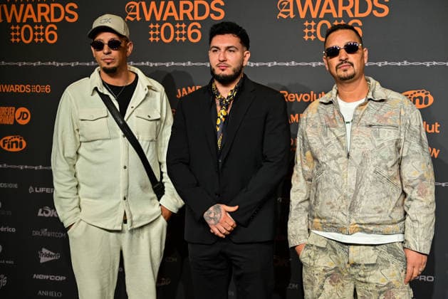 January 10, 2026, Madrid, Madrid, SPAIN: Content creators and guests pose on the black carpet during the third edition of the Army Awards, held on Saturday, January 10, at the Madrid Arena in Madrid. Known as the Ã¢â‚¬oeinternet anti-awards,Ã¢â‚¬Â the ceremony honors the most viral moments, trends, and personalities from social media over the past year in a script-free gala hosted by Ceciarmy and Santiago Segura. In the image Omar Montes Madrid SPAIN - ZUMAz108 20260110_znp_z108_095 Copyright: xRichardxZubelzux