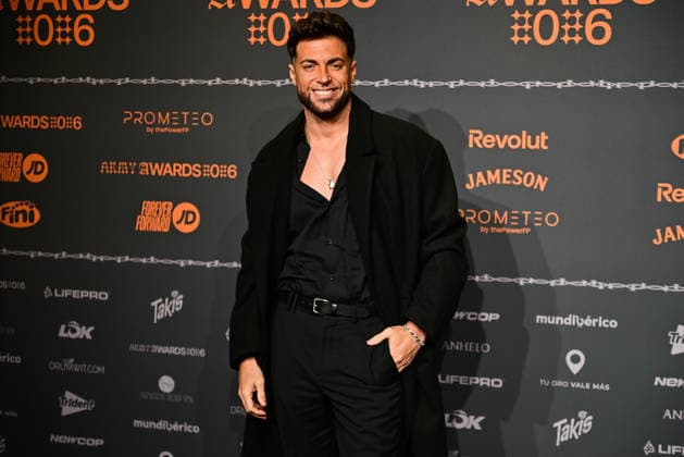 January 10, 2026, Madrid, Madrid, SPAIN: Content creators and guests pose on the black carpet during the third edition of the Army Awards, held on Saturday, January 10, at the Madrid Arena in Madrid. Known as the Ã¢â‚¬oeinternet anti-awards,Ã¢â‚¬Â the ceremony honors the most viral moments, trends, and personalities from social media over the past year in a script-free gala hosted by Ceciarmy and Santiago Segura. In the Image Montoya Madrid SPAIN - ZUMAz108 20260110_znp_z108_096 Copyright: xRichardxZubelzux