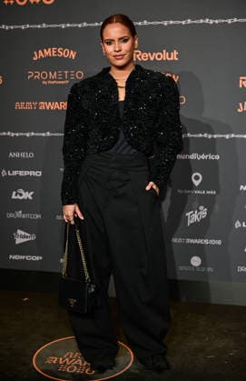 January 10, 2026, Madrid, Madrid, SPAIN: Content creators and guests pose on the black carpet during the third edition of the Army Awards, held on Saturday, January 10, at the Madrid Arena in Madrid. Known as the Ã¢â‚¬oeinternet anti-awards,Ã¢â‚¬Â the ceremony honors the most viral moments, trends, and personalities from social media over the past year in a script-free gala hosted by Ceciarmy and Santiago Segura. In the image Gloria Camila Madrid SPAIN - ZUMAz108 20260110_znp_z108_101 Copyright: xRichardxZubelzux