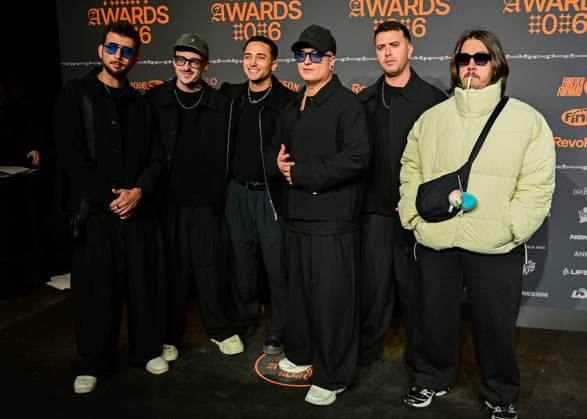 January 10, 2026, Madrid, Madrid, SPAIN: Content creators and guests pose on the black carpet during the third edition of the Army Awards, held on Saturday, January 10, at the Madrid Arena in Madrid. Known as the Ã¢â‚¬oeinternet anti-awards,Ã¢â‚¬Â the ceremony honors the most viral moments, trends, and personalities from social media over the past year in a script-free gala hosted by Ceciarmy and Santiago Segura. In the image Ricky Edit Madrid SPAIN - ZUMAz108 20260110_znp_z108_105 Copyright: xRichardxZubelzux