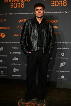 January 10, 2026, Madrid, Madrid, SPAIN: Content creators and guests pose on the black carpet during the third edition of the Army Awards, held on Saturday, January 10, at the Madrid Arena in Madrid. Known as the Ã¢â‚¬oeinternet anti-awards,Ã¢â‚¬Â the ceremony honors the most viral moments, trends, and personalities from social media over the past year in a script-free gala hosted by Ceciarmy and Santiago Segura. In the image RaoÂºl Otero Madrid SPAIN - ZUMAz108 20260110_znp_z108_109 Copyright: xRichardxZubelzux