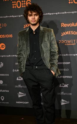 January 10, 2026, Madrid, Madrid, SPAIN: Content creators and guests pose on the black carpet during the third edition of the Army Awards, held on Saturday, January 10, at the Madrid Arena in Madrid. Known as the Ã¢â‚¬oeinternet anti-awards,Ã¢â‚¬Â the ceremony honors the most viral moments, trends, and personalities from social media over the past year in a script-free gala hosted by Ceciarmy and Santiago Segura. Madrid SPAIN - ZUMAz108 20260110_znp_z108_114 Copyright: xRichardxZubelzux