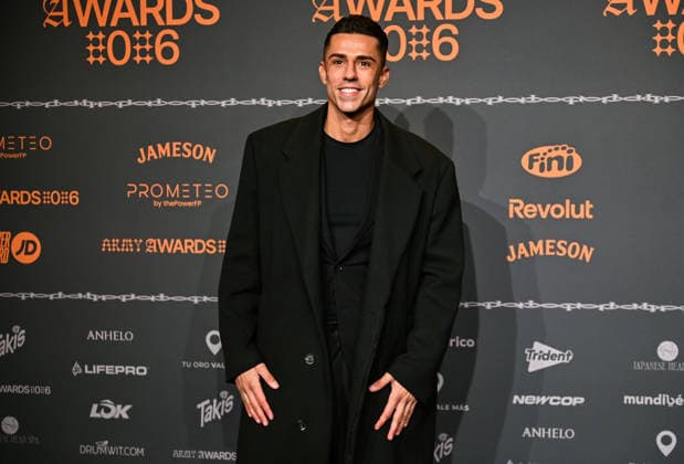 January 10, 2026, Madrid, Madrid, SPAIN: Content creators and guests pose on the black carpet during the third edition of the Army Awards, held on Saturday, January 10, at the Madrid Arena in Madrid. Known as the Ã¢â‚¬oeinternet anti-awards,Ã¢â‚¬Â the ceremony honors the most viral moments, trends, and personalities from social media over the past year in a script-free gala hosted by Ceciarmy and Santiago Segura. In the image Andrea Sabatini Madrid SPAIN - ZUMAz108 20260110_znp_z108_117 Copyright: xRichardxZubelzux