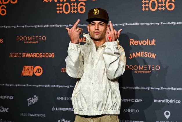 January 10, 2026, Madrid, Madrid, SPAIN: Content creators and guests pose on the black carpet during the third edition of the Army Awards, held on Saturday, January 10, at the Madrid Arena in Madrid. Known as the Ã¢â‚¬oeinternet anti-awards,Ã¢â‚¬Â the ceremony honors the most viral moments, trends, and personalities from social media over the past year in a script-free gala hosted by Ceciarmy and Santiago Segura. In the image Fernando Costa Madrid SPAIN - ZUMAz108 20260110_znp_z108_118 Copyright: xRichardxZubelzux