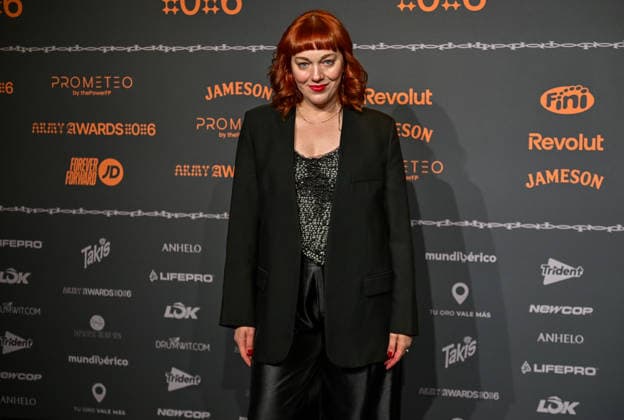January 10, 2026, Madrid, Madrid, SPAIN: Content creators and guests pose on the black carpet during the third edition of the Army Awards, held on Saturday, January 10, at the Madrid Arena in Madrid. Known as the Ã¢â‚¬oeinternet anti-awards,Ã¢â‚¬Â the ceremony honors the most viral moments, trends, and personalities from social media over the past year in a script-free gala hosted by Ceciarmy and Santiago Segura. In the image Marta Blanc Madrid SPAIN - ZUMAz108 20260110_znp_z108_124 Copyright: xRichardxZubelzux