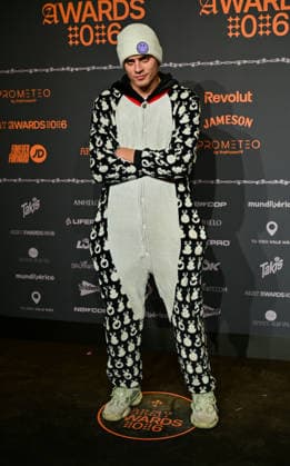January 10, 2026, Madrid, Madrid, SPAIN: Content creators and guests pose on the black carpet during the third edition of the Army Awards, held on Saturday, January 10, at the Madrid Arena in Madrid. Known as the â€oeinternet anti-awards,†the ceremony honors the most viral moments, trends, and personalities from social media over the past year in a script-free gala hosted by Ceciarmy and Santiago Segura. In the image Misha Madrid SPAIN - ZUMAz108 20260110_znp_z108_148 Copyright: xRichardxZubelzux