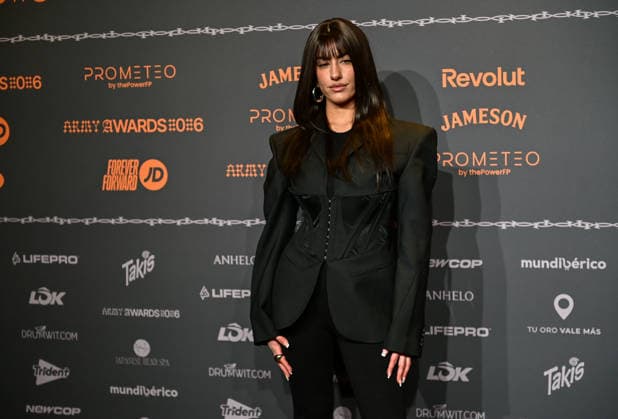 January 10, 2026, Madrid, Madrid, SPAIN: Content creators and guests pose on the black carpet during the third edition of the Army Awards, held on Saturday, January 10, at the Madrid Arena in Madrid. Known as the â€oeinternet anti-awards,†the ceremony honors the most viral moments, trends, and personalities from social media over the past year in a script-free gala hosted by Ceciarmy and Santiago Segura. In the image Alba Casas Madrid SPAIN - ZUMAz108 20260110_znp_z108_155 Copyright: xRichardxZubelzux