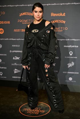 January 10, 2026, Madrid, Madrid, SPAIN: Content creators and guests pose on the black carpet during the third edition of the Army Awards, held on Saturday, January 10, at the Madrid Arena in Madrid. Known as the Ã¢â‚¬oeinternet anti-awards,Ã¢â‚¬Â the ceremony honors the most viral moments, trends, and personalities from social media over the past year in a script-free gala hosted by Ceciarmy and Santiago Segura. In the image Maria Cruz Madrid SPAIN - ZUMAz108 20260110_znp_z108_178 Copyright: xRichardxZubelzux