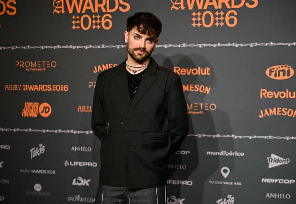 January 10, 2026, Madrid, Madrid, SPAIN: Content creators and guests pose on the black carpet during the third edition of the Army Awards, held on Saturday, January 10, at the Madrid Arena in Madrid. Known as the Ã¢â‚¬oeinternet anti-awards,Ã¢â‚¬Â the ceremony honors the most viral moments, trends, and personalities from social media over the past year in a script-free gala hosted by Ceciarmy and Santiago Segura. In the image Ivan Rojo Madrid SPAIN - ZUMAz108 20260110_znp_z108_186 Copyright: xRichardxZubelzux