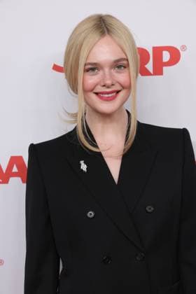 BEVERLY HILLS, CALIFORNIA - JANUARY 10: Elle Fanning at the 2026 Annual Movies for Grownups Awards with AARP at Beverly Wilshire, A Four Seasons Hotel on January 10, 2026 in Beverly Hills, California. Copyright: xAdmediax MediaPunchx