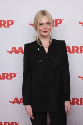 BEVERLY HILLS, CALIFORNIA - JANUARY 10: Elle Fanning at the 2026 Annual Movies for Grownups Awards with AARP at Beverly Wilshire, A Four Seasons Hotel on January 10, 2026 in Beverly Hills, California. Copyright: xAdmediax MediaPunchx