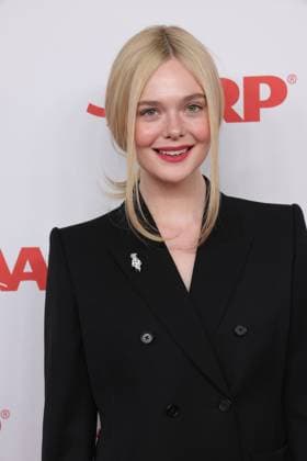 BEVERLY HILLS, CALIFORNIA - JANUARY 10: Elle Fanning at the 2026 Annual Movies for Grownups Awards with AARP at Beverly Wilshire, A Four Seasons Hotel on January 10, 2026 in Beverly Hills, California. Copyright: xAdmediax MediaPunchx