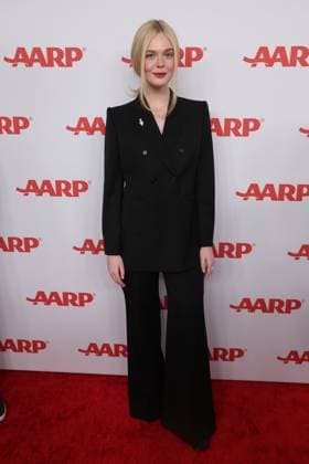 BEVERLY HILLS, CALIFORNIA - JANUARY 10: Elle Fanning at the 2026 Annual Movies for Grownups Awards with AARP at Beverly Wilshire, A Four Seasons Hotel on January 10, 2026 in Beverly Hills, California. Copyright: xAdmediax MediaPunchx