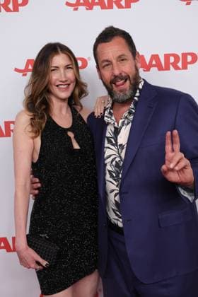 BEVERLY HILLS, CALIFORNIA - JANUARY 10:Jackie Sandler and Adam Sandler r at the 2026 Annual Movies for Grownups Awards with AARP at Beverly Wilshire, A Four Seasons Hotel on January 10, 2026 in Beverly Hills, California. Copyright: xAdmediax MediaPunchx