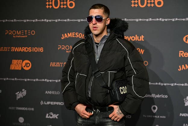 January 10, 2026, Madrid, Madrid, SPAIN: Content creators and guests pose on the black carpet during the third edition of the Army Awards, held on Saturday, January 10, at the Madrid Arena in Madrid. Known as the Ã¢â‚¬oeinternet anti-awards,Ã¢â‚¬Â the ceremony honors the most viral moments, trends, and personalities from social media over the past year in a script-free gala hosted by Ceciarmy and Santiago Segura. In the image Loveyi Madrid SPAIN - ZUMAz108 20260110_znp_z108_204 Copyright: xRichardxZubelzux