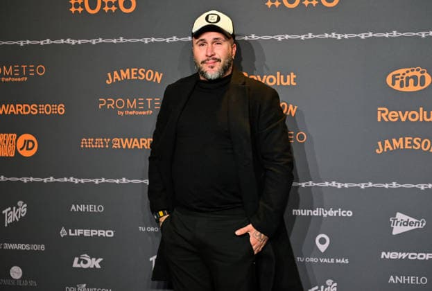 January 10, 2026, Madrid, Madrid, SPAIN: Content creators and guests pose on the black carpet during the third edition of the Army Awards, held on Saturday, January 10, at the Madrid Arena in Madrid. Known as the Ã¢â‚¬oeinternet anti-awards,Ã¢â‚¬Â the ceremony honors the most viral moments, trends, and personalities from social media over the past year in a script-free gala hosted by Ceciarmy and Santiago Segura. In the image Paquirrin Madrid SPAIN - ZUMAz108 20260110_znp_z108_223 Copyright: xRichardxZubelzux