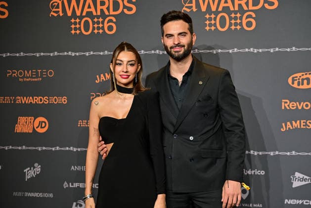 January 10, 2026, Madrid, Madrid, SPAIN: Content creators and guests pose on the black carpet during the third edition of the Army Awards, held on Saturday, January 10, at the Madrid Arena in Madrid. Known as the Ã¢â‚¬oeinternet anti-awards,Ã¢â‚¬Â the ceremony honors the most viral moments, trends, and personalities from social media over the past year in a script-free gala hosted by Ceciarmy and Santiago Segura. In the image Suso oÂlvarez y Marieta Madrid SPAIN - ZUMAz108 20260110_znp_z108_224 Copyright: xRichardxZubelzux