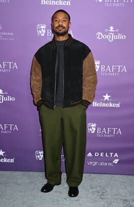 2026 BAFTA Tea Party Michael B. Jordan arriving to t2026 BAFTA Tea Party held at the Four Seasons Hotel Los Angeles at Beverly Hills on January 10, 2026 in Los Angeles, Ca. Los Angeles Four Seasons Hotel Los Angeles a California USA Copyright: xTammiexArroyox xAFF-USA.comx