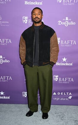 2026 BAFTA Tea Party Michael B. Jordan arriving to t2026 BAFTA Tea Party held at the Four Seasons Hotel Los Angeles at Beverly Hills on January 10, 2026 in Los Angeles, Ca. Los Angeles Four Seasons Hotel Los Angeles a California USA Copyright: xTammiexArroyox xAFF-USA.comx