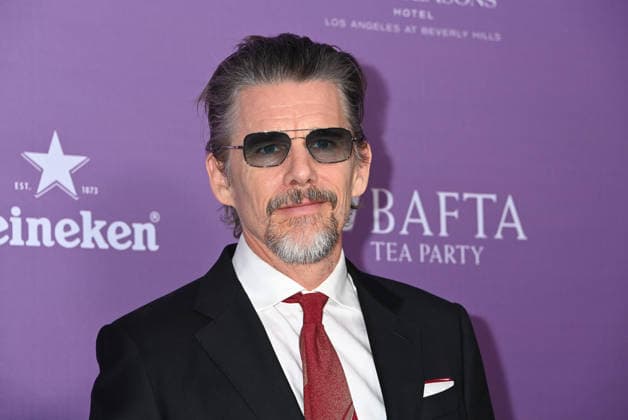 2026 BAFTA Tea Party Ethan Hawke arriving to t2026 BAFTA Tea Party held at the Four Seasons Hotel Los Angeles at Beverly Hills on January 10, 2026 in Los Angeles, Ca. Los Angeles Four Seasons Hotel Los Angeles a California USA Copyright: xTammiexArroyox xAFF-USA.comx