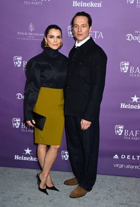 2026 BAFTA Tea Party Keri Russell and Matthew Rhys arriving to t2026 BAFTA Tea Party held at the Four Seasons Hotel Los Angeles at Beverly Hills on January 10, 2026 in Los Angeles, Ca. Los Angeles Four Seasons Hotel Los Angeles a California USA Copyright: xTammiexArroyox xAFF-USA.comx