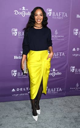 2026 BAFTA Tea Party Tessa Thompson arriving to t2026 BAFTA Tea Party held at the Four Seasons Hotel Los Angeles at Beverly Hills on January 10, 2026 in Los Angeles, Ca. Los Angeles Four Seasons Hotel Los Angeles a California USA Copyright: xTammiexArroyox xAFF-USA.comx