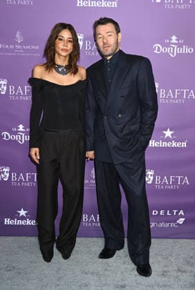 2026 BAFTA Tea Party Christine Centenera and Joel Edgerton arriving to t2026 BAFTA Tea Party held at the Four Seasons Hotel Los Angeles at Beverly Hills on January 10, 2026 in Los Angeles, Ca. Los Angeles Four Seasons Hotel Los Angeles a California USA Copyright: xTammiexArroyox xAFF-USA.comx