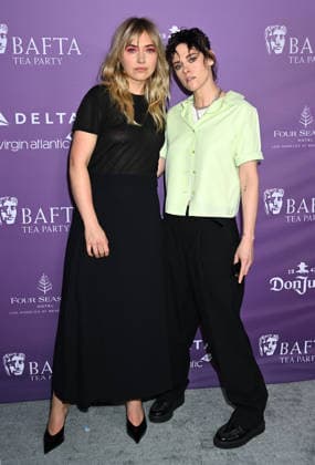 2026 BAFTA Tea Party Imogen Poots and Kristen Stewart arriving to t2026 BAFTA Tea Party held at the Four Seasons Hotel Los Angeles at Beverly Hills on January 10, 2026 in Los Angeles, Ca. Los Angeles Four Seasons Hotel Los Angeles a California USA Copyright: xTammiexArroyox xAFF-USA.comx