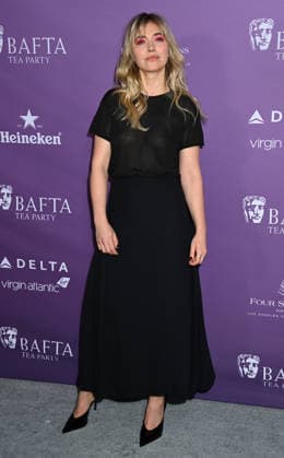 2026 BAFTA Tea Party Imogen Poots arriving to t2026 BAFTA Tea Party held at the Four Seasons Hotel Los Angeles at Beverly Hills on January 10, 2026 in Los Angeles, Ca. Los Angeles Four Seasons Hotel Los Angeles a California USA Copyright: xTammiexArroyox xAFF-USA.comx