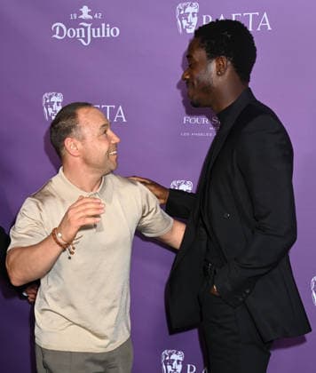 2026 BAFTA Tea Party Stephen Graham and Damson Idris arriving to t2026 BAFTA Tea Party held at the Four Seasons Hotel Los Angeles at Beverly Hills on January 10, 2026 in Los Angeles, Ca. Los Angeles Four Seasons Hotel Los Angeles a California USA Copyright: xTammiexArroyox xAFF-USA.comx