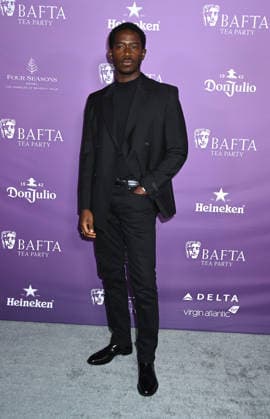 2026 BAFTA Tea Party Damson Idris arriving to t2026 BAFTA Tea Party held at the Four Seasons Hotel Los Angeles at Beverly Hills on January 10, 2026 in Los Angeles, Ca. Los Angeles Four Seasons Hotel Los Angeles a California USA Copyright: xTammiexArroyox xAFF-USA.comx