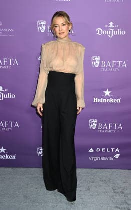 2026 BAFTA Tea Party Kate Hudson arriving to t2026 BAFTA Tea Party held at the Four Seasons Hotel Los Angeles at Beverly Hills on January 10, 2026 in Los Angeles, Ca. Los Angeles Four Seasons Hotel Los Angeles a California USA Copyright: xTammiexArroyox xAFF-USA.comx