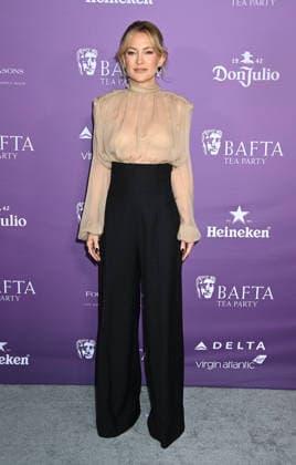 2026 BAFTA Tea Party Kate Hudson arriving to t2026 BAFTA Tea Party held at the Four Seasons Hotel Los Angeles at Beverly Hills on January 10, 2026 in Los Angeles, Ca. Los Angeles Four Seasons Hotel Los Angeles a California USA Copyright: xTammiexArroyox xAFF-USA.comx