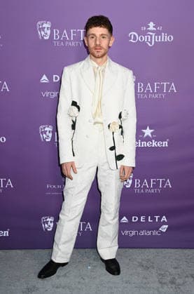 2026 BAFTA Tea Party Chris Perfetti arriving to t2026 BAFTA Tea Party held at the Four Seasons Hotel Los Angeles at Beverly Hills on January 10, 2026 in Los Angeles, Ca. Los Angeles Four Seasons Hotel Los Angeles a California USA Copyright: xTammiexArroyox xAFF-USA.comx