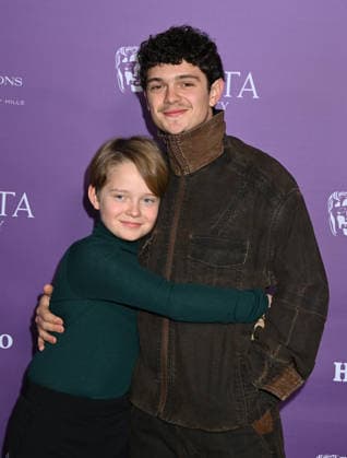 2026 BAFTA Tea Party Jacobi Jupe and Noah Jupe arriving to t2026 BAFTA Tea Party held at the Four Seasons Hotel Los Angeles at Beverly Hills on January 10, 2026 in Los Angeles, Ca. Los Angeles Four Seasons Hotel Los Angeles a California USA Copyright: xTammiexArroyox xAFF-USA.comx