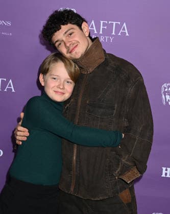 2026 BAFTA Tea Party Jacobi Jupe and Noah Jupe arriving to t2026 BAFTA Tea Party held at the Four Seasons Hotel Los Angeles at Beverly Hills on January 10, 2026 in Los Angeles, Ca. Los Angeles Four Seasons Hotel Los Angeles a California USA Copyright: xTammiexArroyox xAFF-USA.comx