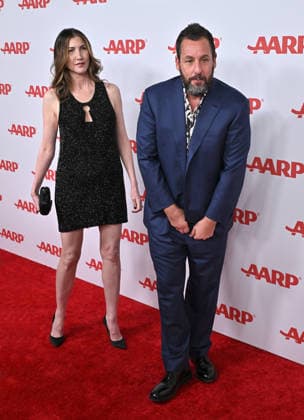 2026 Annual Movies for Grownups Awards with AARP Jackie Sandler and Adam Sandler arriving to the 2026 Annual Movies for Grownups Awards with AARP held at the Beverly Wilshire, A Four Seasons Hotel on January 10, 2026 in Beverly Hills Ca. Beverly Hills Beverly Wilshire, A Four Seasons Hotel California USA Copyright: xStarbuck xAFF-USA.COMx