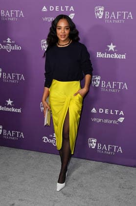 2026 BAFTA Tea Party - Arrivals Tessa Thompson attends the 2026 BAFTA Tea Party at Four Seasons Hotel Los Angeles at Beverly Hills on January 10, 2026 in Los Angeles, California. Beverly Hills Four Seasons Beverly Hills California USA Copyright: ximageSPACEx