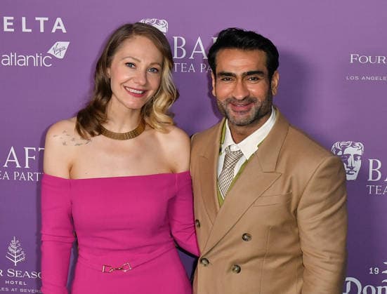 2026 BAFTA Tea Party - Arrivals Emily V. Gordon, Kumail Ali Nanjiani attend the 2026 BAFTA Tea Party at Four Seasons Hotel Los Angeles at Beverly Hills on January 10, 2026 in Los Angeles, California. Beverly Hills Four Seasons Beverly Hills California USA Copyright: ximageSPACEx