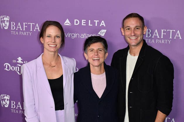 2026 BAFTA Tea Party - Arrivals Jessica Hargrave, Tig Notaro, Ryan White attend the 2026 BAFTA Tea Party at Four Seasons Hotel Los Angeles at Beverly Hills on January 10, 2026 in Los Angeles, California. Beverly Hills Four Seasons Beverly Hills California USA Copyright: ximageSPACEx