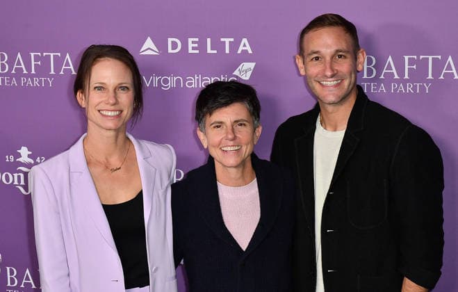 2026 BAFTA Tea Party - Arrivals Jessica Hargrave, Tig Notaro, Ryan White attend the 2026 BAFTA Tea Party at Four Seasons Hotel Los Angeles at Beverly Hills on January 10, 2026 in Los Angeles, California. Beverly Hills Four Seasons Beverly Hills California USA Copyright: ximageSPACEx