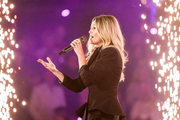 abb Helene Fischer singer on stage at the ARD TV LIve program at the Schlagerchampions 2026 Das Grosse Fest der Besten on stage at the Velodrom on 10 01 2026 in Berlin Berlin Germany