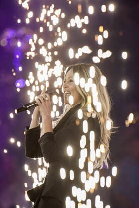 abb Helene Fischer singer on stage at the ARD TV LIve program at the Schlagerchampions 2026 Das Grosse Fest der Besten on stage at the Velodrom on 10 01 2026 in Berlin Berlin Germany