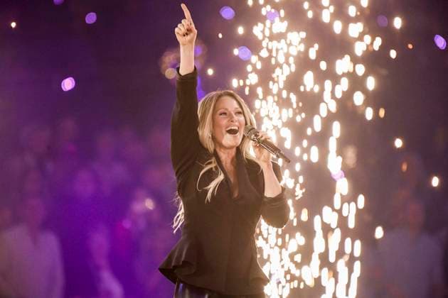 abb Helene Fischer singer on stage at the ARD TV LIve program at the Schlagerchampions 2026 Das Grosse Fest der Besten on stage at the Velodrom on 10 01 2026 in Berlin Berlin Germany