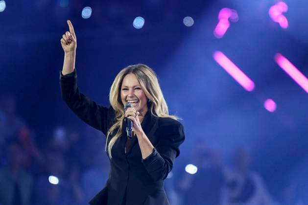 abb Helene Fischer singer on stage at the ARD TV LIve program at the Schlagerchampions 2026 Das Grosse Fest der Besten on stage at the Velodrom on 10 01 2026 in Berlin Berlin Germany